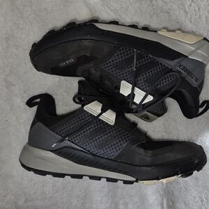 Adidas Terrex Kids Black and Gray Boots